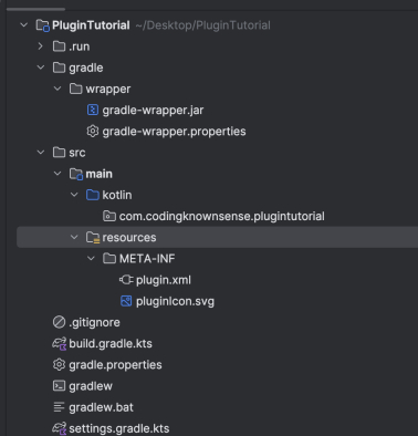 Create An Intellij Plugin directory structure